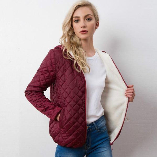 s - xxl autumn new parkas basic jackets women winter plus velvet lamb hooded coats cotton winter jacket womens outwear coat1, Black
s - xxl autumn new parkas basic jackets women winter plus velvet lamb hooded coats cotton winter jacket womens outwear coat1, Black