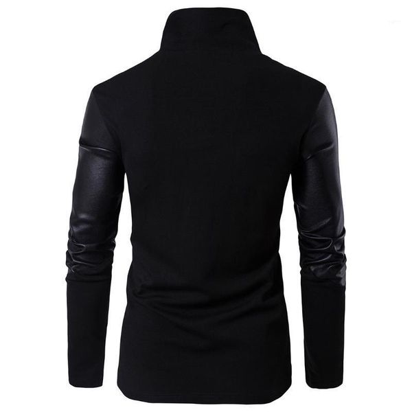 euro 2020 spring new stand collar slim fit t-shirt leather knitted sweater all cotton x010011, White;black
euro 2020 spring new stand collar slim fit t-shirt leather knitted sweater all cotton x010011, White;black