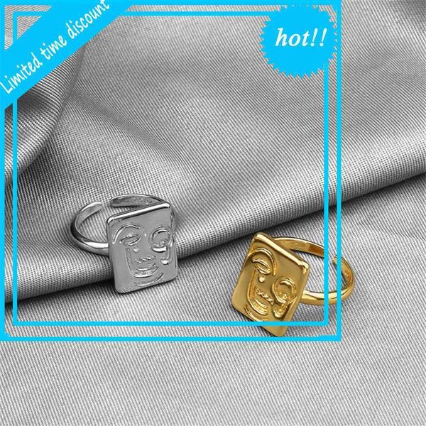 korean dadongmen fashion street popular personality face smile modeling ring girls jewelry, Golden;silver
korean dadongmen fashion street popular personality face smile modeling ring girls jewelry, Golden;silver