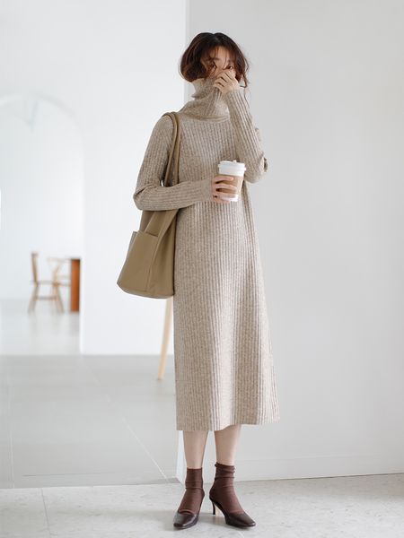 2021 new korean half turtleneck thread hole strip mid-length knitted sweater pullover dress women 3a8t, Black;gray
2021 new korean half turtleneck thread hole strip mid-length knitted sweater pullover dress women 3a8t, Black;gray