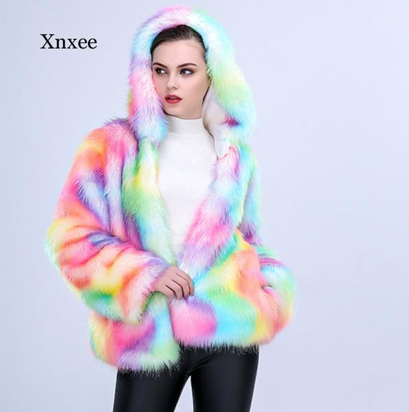 winter multicolor women imitation fur hooded coat loose casual long sleeve imitation fur thicken overcoat1, Black
winter multicolor women imitation fur hooded coat loose casual long sleeve imitation fur thicken overcoat1, Black