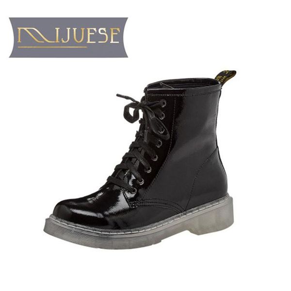 boots mljuese 2021 women ankle patent leather winter short plush round toe lace-up med heels female riding size 39, Black
boots mljuese 2021 women ankle patent leather winter short plush round toe lace-up med heels female riding size 39, Black