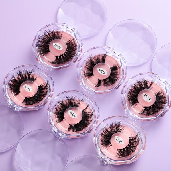 1 pair 25mm faux mink false eyelashes long dramatic fluffy eyelashes extension wispies handmade fake makeup tools
1 pair 25mm faux mink false eyelashes long dramatic fluffy eyelashes extension wispies handmade fake makeup tools