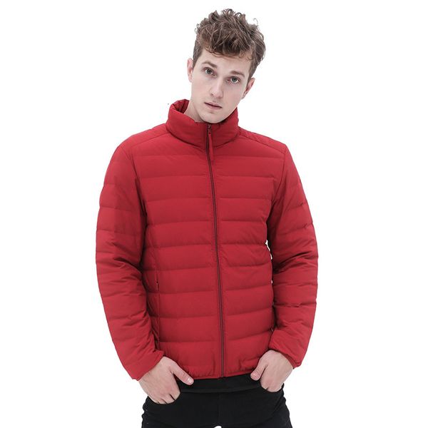 down jacket fall / 2019 new men's stand collar short thin lightweight youth winter wear large casual coat, Black;brown
down jacket fall / 2019 new men's stand collar short thin lightweight youth winter wear large casual coat, Black;brown