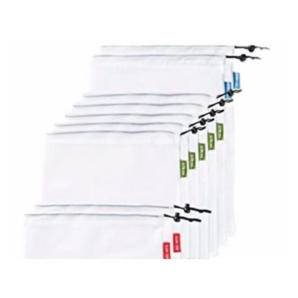 300pcs 5pcs/set reusable produce bags black rope mesh bags fruit vegetable toys mesh storage bags washable eco wmtiza dh_seller2010 
300pcs 5pcs/set reusable produce bags black rope mesh bags fruit vegetable toys mesh storage bags washable eco wmtiza dh_seller2010