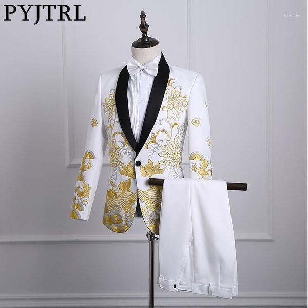 pyjtrl 2018 male shawl lapel white black red embroidered prom dress suits stage singer costume homme mens suits with pants1
pyjtrl 2018 male shawl lapel white black red embroidered prom dress suits stage singer costume homme mens suits with pants1