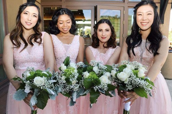 pink bridesmaid dresses 2021 a line tulle lace applique beaded floor length ribbon sash v neck beach wedding maid of honor gown vestidos, White;pink
pink bridesmaid dresses 2021 a line tulle lace applique beaded floor length ribbon sash v neck beach wedding maid of honor gown vestidos, White;pink