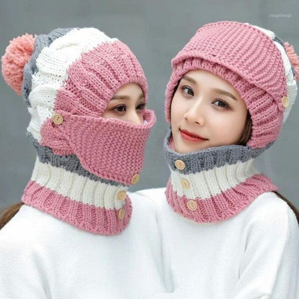 windproof beanies hat women warm knit hats scarf sets female winter padded mask neck protector 3 pc set cycling wool caps #1131
windproof beanies hat women warm knit hats scarf sets female winter padded mask neck protector 3 pc set cycling wool caps #1131