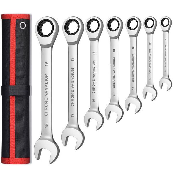 professional hand tool sets combination ratchet wrench set of keys for auto mechanical universal key spanners with rolling pouch
professional hand tool sets combination ratchet wrench set of keys for auto mechanical universal key spanners with rolling pouch