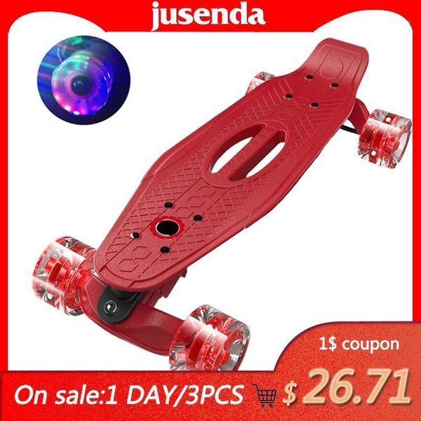skateboarding jusenda skateboard 21inch complete mini longboard cruiser children scooter penny board high-grade flashing wheels truck1
skateboarding jusenda skateboard 21inch complete mini longboard cruiser children scooter penny board high-grade flashing wheels truck1