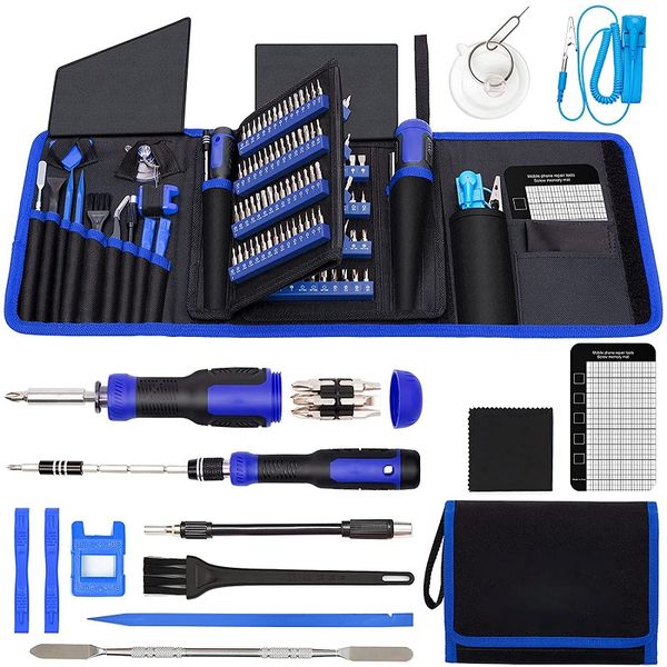 190 in 1 precision screwdriver set with 164 bits magnetic repair tool kit for iphone,computer,xbox,ps4,nintendo,laptablet,game console
190 in 1 precision screwdriver set with 164 bits magnetic repair tool kit for iphone,computer,xbox,ps4,nintendo,laptablet,game console