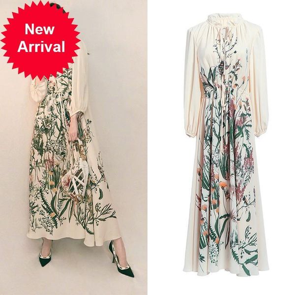 2021 new luxury runway printed chiffion loose long french female fashion vintage bow-up embroidered floral dress 3r1h, Black;gray
2021 new luxury runway printed chiffion loose long french female fashion vintage bow-up embroidered floral dress 3r1h, Black;gray