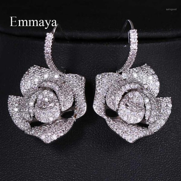 stud emmaya attractive big flower appearance silver plated nobler earring zirconia for women and ladies in the dinner ornament1, Golden;silver
stud emmaya attractive big flower appearance silver plated nobler earring zirconia for women and ladies in the dinner ornament1, Golden;silver