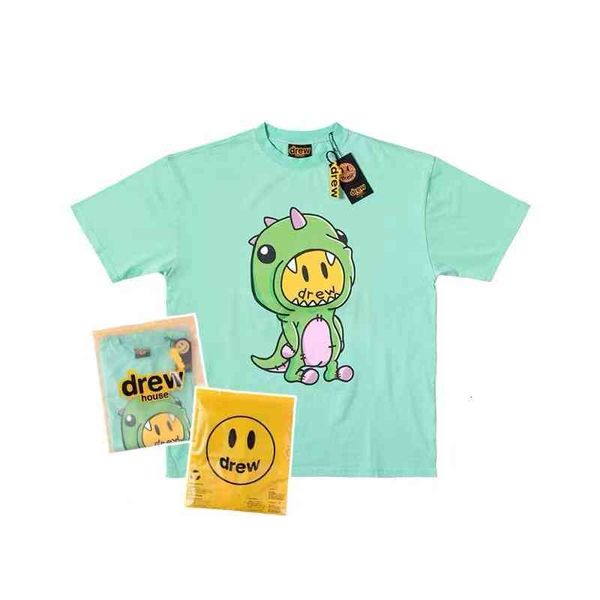 men's t-shirts drew short sleeve house fashion brand ins couple ice cream high street loose bibber same dinosaur cotton t-shirt ateq, White;black
men's t-shirts drew short sleeve house fashion brand ins couple ice cream high street loose bibber same dinosaur cotton t-shirt ateq, White;black