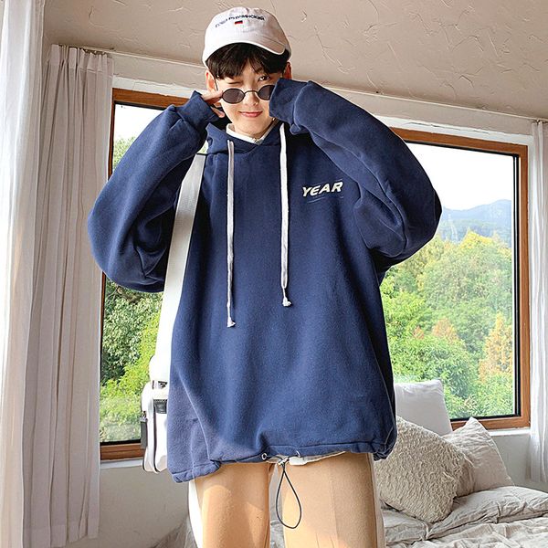 2020 autumn letter around the neck male and female plus streetwear weird things with hoodie, Black
2020 autumn letter around the neck male and female plus streetwear weird things with hoodie, Black