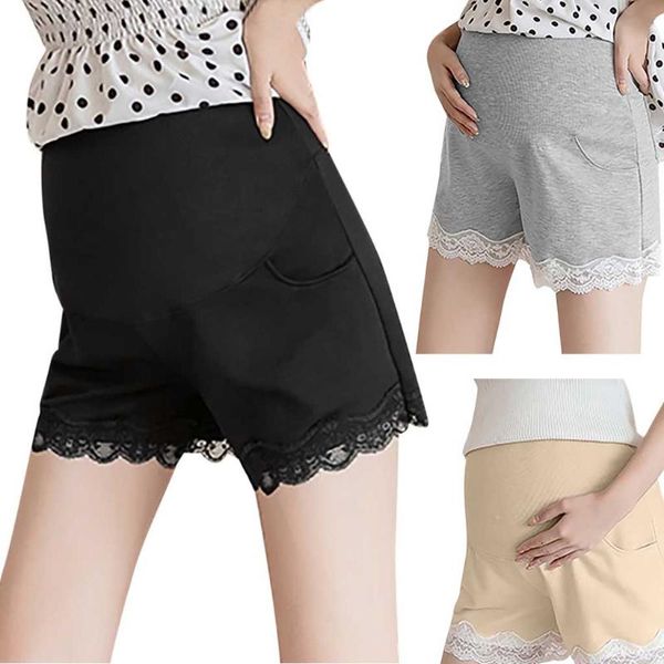 women's shorts maternity lace summer short pants for pregnant women gravidas low waist elastic abdominal workout stretchy, White;black
women's shorts maternity lace summer short pants for pregnant women gravidas low waist elastic abdominal workout stretchy, White;black