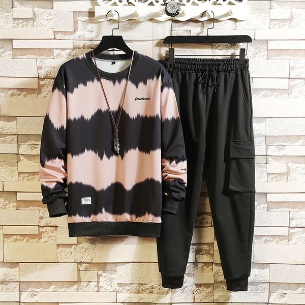 patchwork men's sportswear sets autumn spring hoodies casual tracksuit sweatshirt + sweatpants track suit 201204, Gray
patchwork men's sportswear sets autumn spring hoodies casual tracksuit sweatshirt + sweatpants track suit 201204, Gray