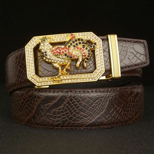 twelve chinese zodiac animals chicken head layer cow men's inlaid with diamond automatic buckle leather trouser belt, Black;brown
twelve chinese zodiac animals chicken head layer cow men's inlaid with diamond automatic buckle leather trouser belt, Black;brown