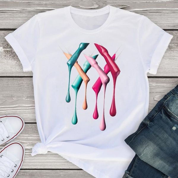 women graphic casual 3d fingernail 90s shirt short sleeve print summer shirt tees clothing female t shirt womens t-shirt, White
women graphic casual 3d fingernail 90s shirt short sleeve print summer shirt tees clothing female t shirt womens t-shirt, White