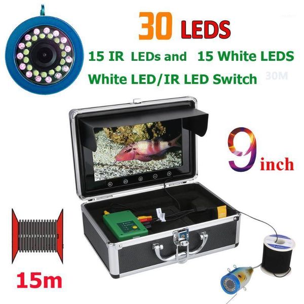 cameras 9 inch 15m 1000tvl fish finder underwater fishing camera 15pcs white leds + infrared lamp for ice/sea/river fishing1
cameras 9 inch 15m 1000tvl fish finder underwater fishing camera 15pcs white leds + infrared lamp for ice/sea/river fishing1