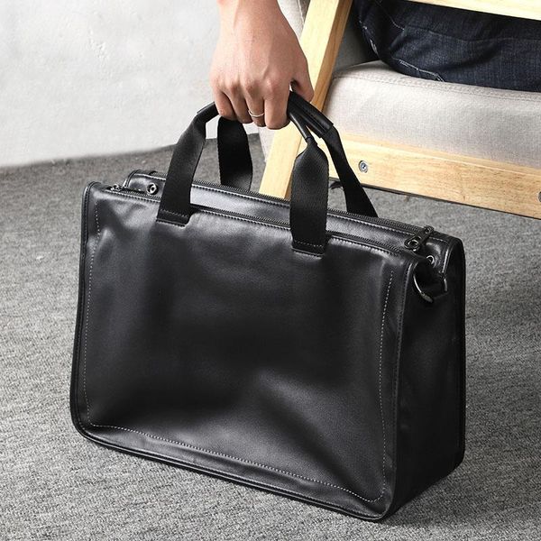 men genuine leather large briefcase shoulder lapbag 15 inch soft leather big handbag multi-layer travel men bag business
men genuine leather large briefcase shoulder lapbag 15 inch soft leather big handbag multi-layer travel men bag business