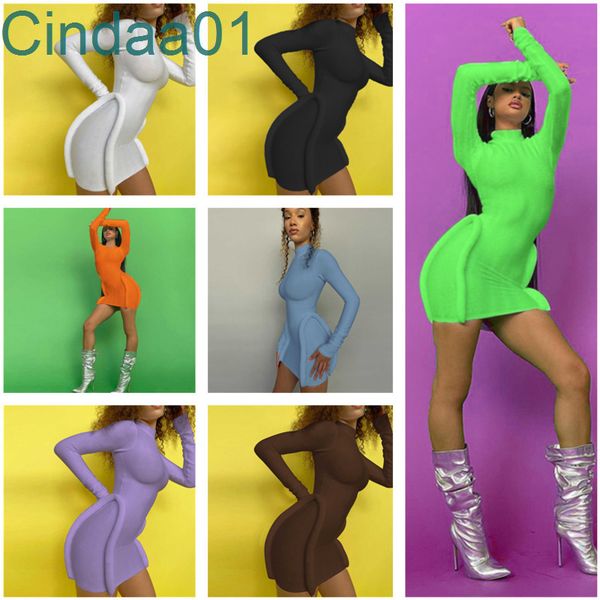 women dress designer new autumn spring sweater dress solid color round neck long sleeve pit strip slim dress short skirt 7 colours, Black;gray
women dress designer new autumn spring sweater dress solid color round neck long sleeve pit strip slim dress short skirt 7 colours, Black;gray