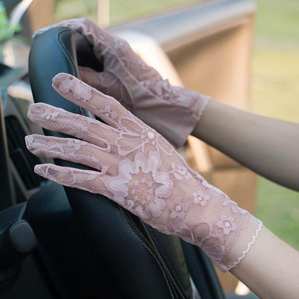 five fingers gloves summer lace flower sunscreen touch screen thin breathable mesh non-slip anti-uv elegant female drive soft, Blue;gray
five fingers gloves summer lace flower sunscreen touch screen thin breathable mesh non-slip anti-uv elegant female drive soft, Blue;gray
