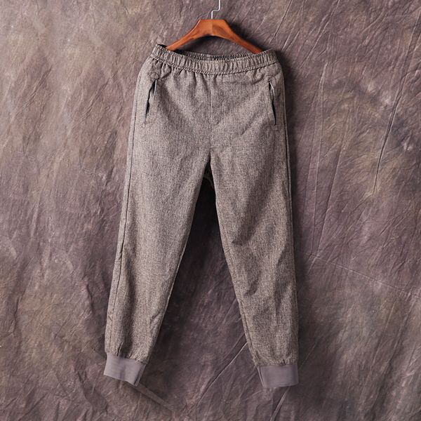 2021 new linen men summer thin loose harem pants breathable casual solid color comfortable trousers chinese style zyjc, Black
2021 new linen men summer thin loose harem pants breathable casual solid color comfortable trousers chinese style zyjc, Black