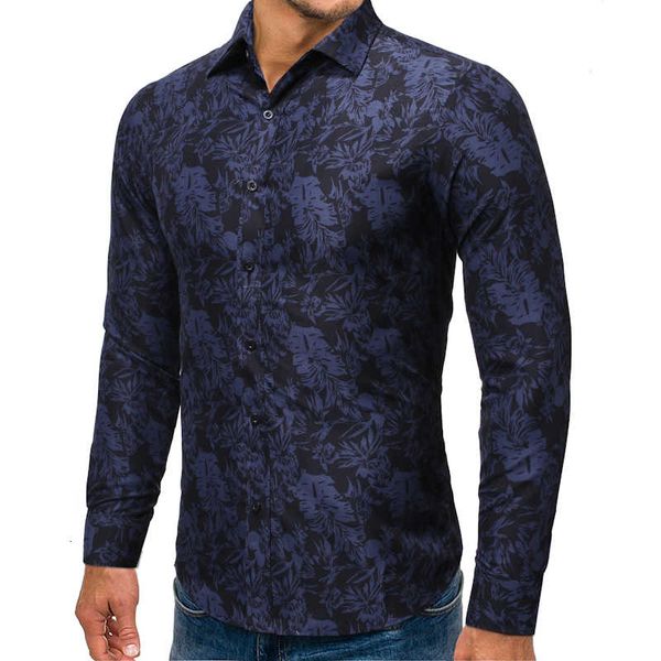 2020 new fashion print lapel long sleeve explosion men's flower shirt camisa social, White;black
2020 new fashion print lapel long sleeve explosion men's flower shirt camisa social, White;black