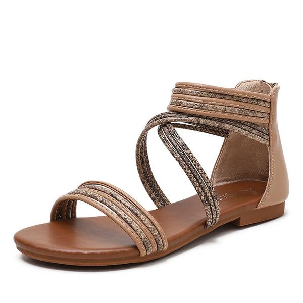 ladies shoes sandals women 2021 new sandals leopard print roman boho bohemian peep-toe casual soft bottom beach flat, Black
ladies shoes sandals women 2021 new sandals leopard print roman boho bohemian peep-toe casual soft bottom beach flat, Black