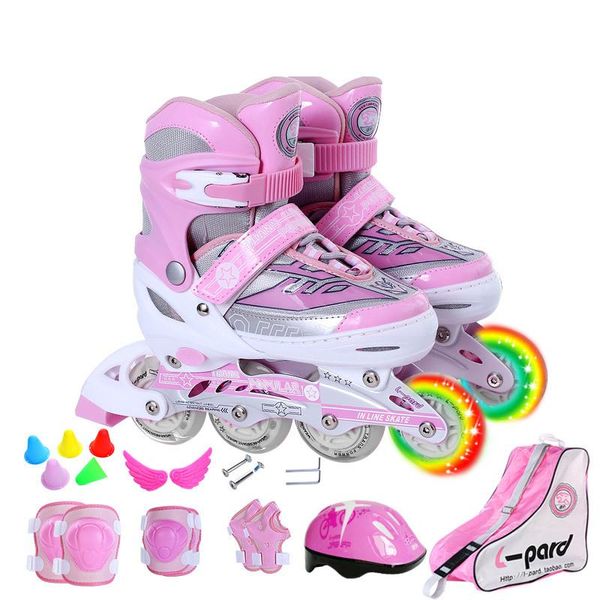 inline & roller skates children 4 wheels adjustable flashing skating shoes beginners anti-fall with suit kids
inline & roller skates children 4 wheels adjustable flashing skating shoes beginners anti-fall with suit kids