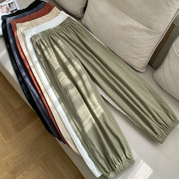casual style cotton linen pants women spring summer new elastic waist solid basic retro loose women's harem pants trousers 201006, Black;white
casual style cotton linen pants women spring summer new elastic waist solid basic retro loose women's harem pants trousers 201006, Black;white