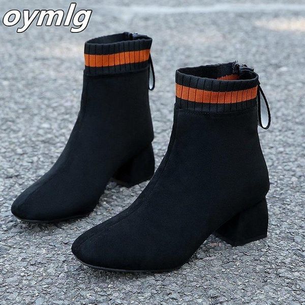 boots autumn winter knitted stretch fabric socks women low heel short pointed toe ankle black khaki botas mujer plus size 35-43
boots autumn winter knitted stretch fabric socks women low heel short pointed toe ankle black khaki botas mujer plus size 35-43