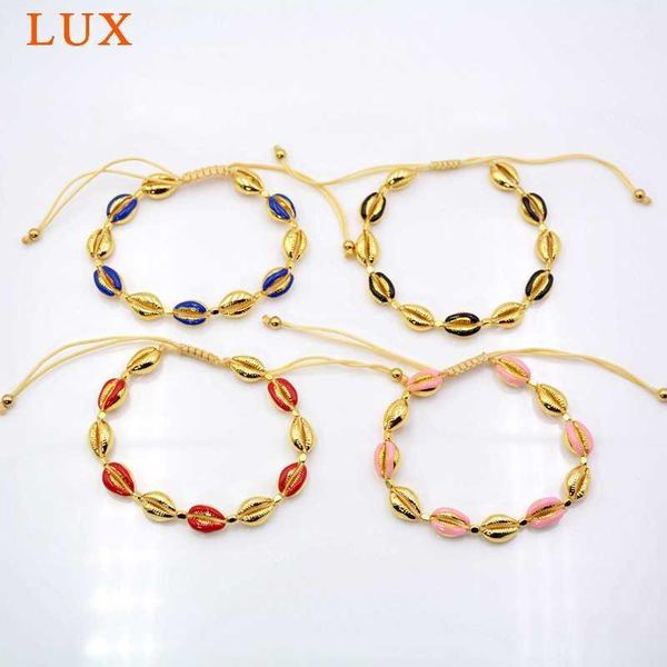 gold plating copper metal bracelets handmade cowrie shell shape bangle fashion jewelry for girls1, Black
gold plating copper metal bracelets handmade cowrie shell shape bangle fashion jewelry for girls1, Black