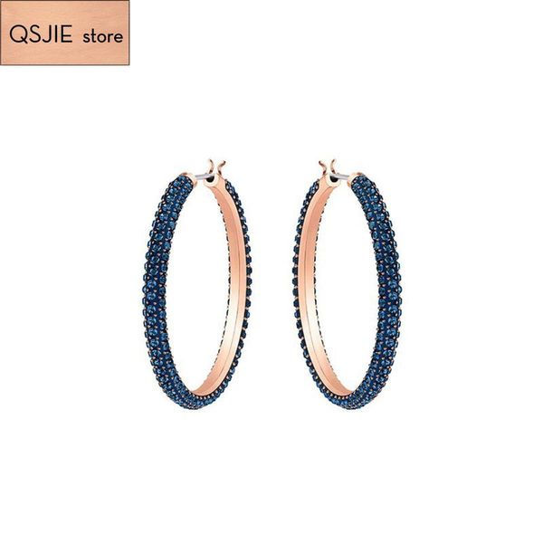 qsjie swa birthday gift fashion design stone hollow blue earrings glamorous fashion jewelry, Golden;silver
qsjie swa birthday gift fashion design stone hollow blue earrings glamorous fashion jewelry, Golden;silver