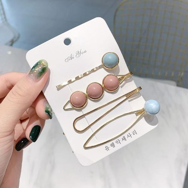 hair clips & barrettes fashion accessories 4pcs/set pearl geometric alloy hairpins for women girls cute clip headwear headband, Golden;silver
hair clips & barrettes fashion accessories 4pcs/set pearl geometric alloy hairpins for women girls cute clip headwear headband, Golden;silver