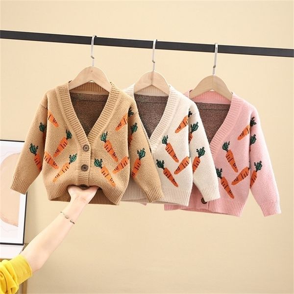 girls sweaters fashion korean carrot print knit cardigan toddler baby clothing spring autumn casual kids cardigan sweater 201109, Blue
girls sweaters fashion korean carrot print knit cardigan toddler baby clothing spring autumn casual kids cardigan sweater 201109, Blue
