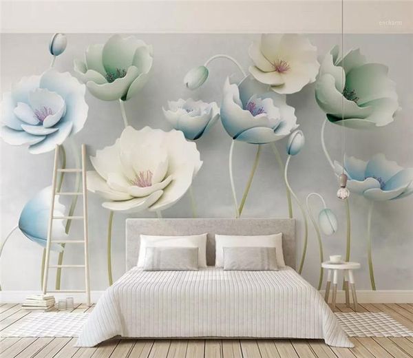 customized high-grade silky wallpaper new 3d blue embossed peony flower new chinese background wall papers home decor1
customized high-grade silky wallpaper new 3d blue embossed peony flower new chinese background wall papers home decor1