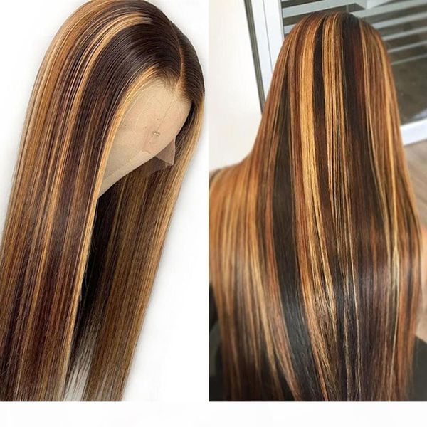 straight highlight blonde color lace front human hair wigs pre plucked with baby hair brazilian remy hair 13x6 wig, Black;brown
straight highlight blonde color lace front human hair wigs pre plucked with baby hair brazilian remy hair 13x6 wig, Black;brown