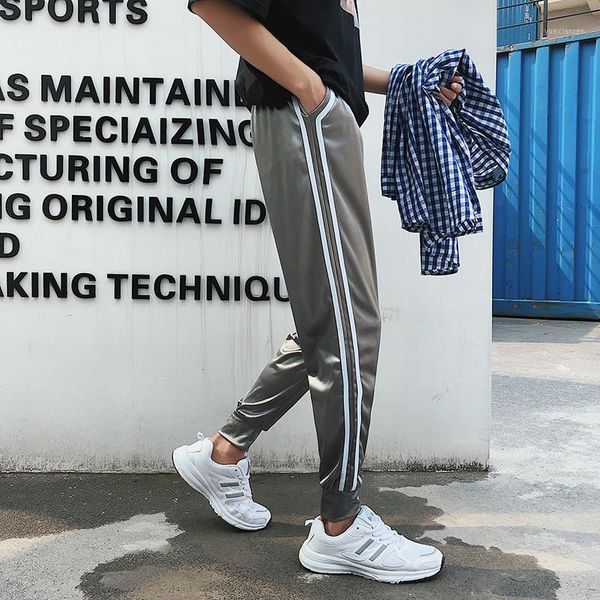 summer new ice silk shimmer light stitching fashion casual men's trousers quick-drying trend joker personality youth vitality...1, Black
summer new ice silk shimmer light stitching fashion casual men's trousers quick-drying trend joker personality youth vitality...1, Black