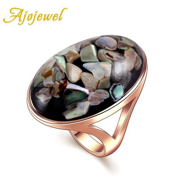 cluster rings ajojewel brand #7-12 trendy jewelry rose gold color big oval shaped sea shell for men women, Golden;silver
cluster rings ajojewel brand #7-12 trendy jewelry rose gold color big oval shaped sea shell for men women, Golden;silver