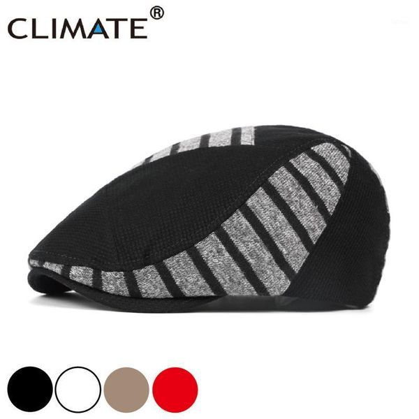 climate men vintage beret flat cap striped knitted berets hat men khaki beret warm hats retro flat caps hat1, Blue;gray
climate men vintage beret flat cap striped knitted berets hat men khaki beret warm hats retro flat caps hat1, Blue;gray