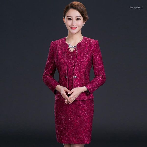 work dresses luxury mother of the bride dress suit slim lace long sleeve jacket knee length 2 piece set formal wedding office ladies1, White;black
work dresses luxury mother of the bride dress suit slim lace long sleeve jacket knee length 2 piece set formal wedding office ladies1, White;black
