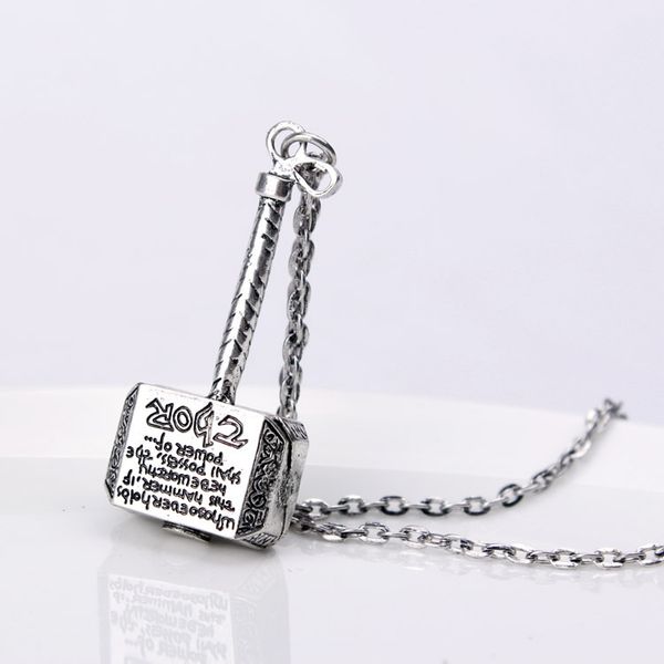 china factory new tv surranding accessories film avengers keychain thors hammer thor alloy necklace thor's hammer necklace, Silver
china factory new tv surranding accessories film avengers keychain thors hammer thor alloy necklace thor's hammer necklace, Silver