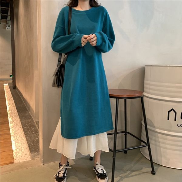 autumn 2020 new korean version of all-around solid color sanitary dress casual students bathroom versatile long sleeve knitted dress women f, Black;gray
autumn 2020 new korean version of all-around solid color sanitary dress casual students bathroom versatile long sleeve knitted dress women f, Black;gray