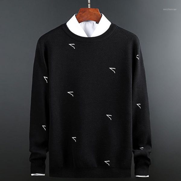 spring autumn men's sweater 2020 new korean round neck pullover loose trend sweater bottoming shirt1, White;black
spring autumn men's sweater 2020 new korean round neck pullover loose trend sweater bottoming shirt1, White;black