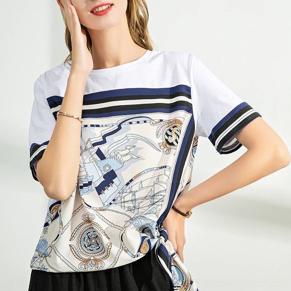 j2roq 2020 new largewhite t sleeve short cotton t-shirt women's loose middle-aged mother summer chiffon shirt foreign style jbiac, White
j2roq 2020 new largewhite t sleeve short cotton t-shirt women's loose middle-aged mother summer chiffon shirt foreign style jbiac, White