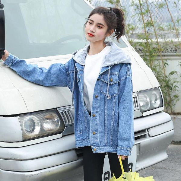 2019 hood cowboy denim jeans autumn jacket women loose coat female jackets for woman chaqueta mujer boyfriend large sizes cloak1, Black;brown
2019 hood cowboy denim jeans autumn jacket women loose coat female jackets for woman chaqueta mujer boyfriend large sizes cloak1, Black;brown