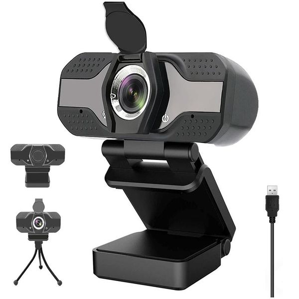 2020 1080p webcam with microphone, privacy cover & tripod, noise reduction, computer hd usb web camera for zoom youtube skype pc
2020 1080p webcam with microphone, privacy cover & tripod, noise reduction, computer hd usb web camera for zoom youtube skype pc