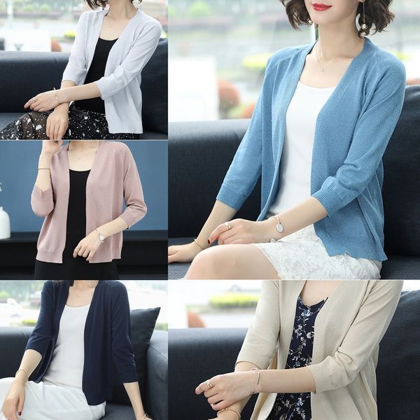 vplhe versatile silk knitted cardigan ice shoulder 2020 new style early tunic shawl shawlautumn short coat women's shawl women's t, White;black
vplhe versatile silk knitted cardigan ice shoulder 2020 new style early tunic shawl shawlautumn short coat women's shawl women's t, White;black